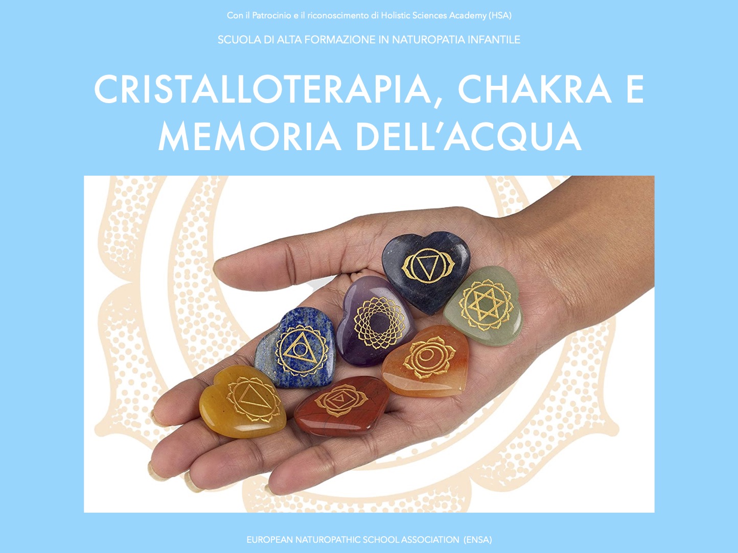 Cristalloterapia, chakra e memoria dell’acqua