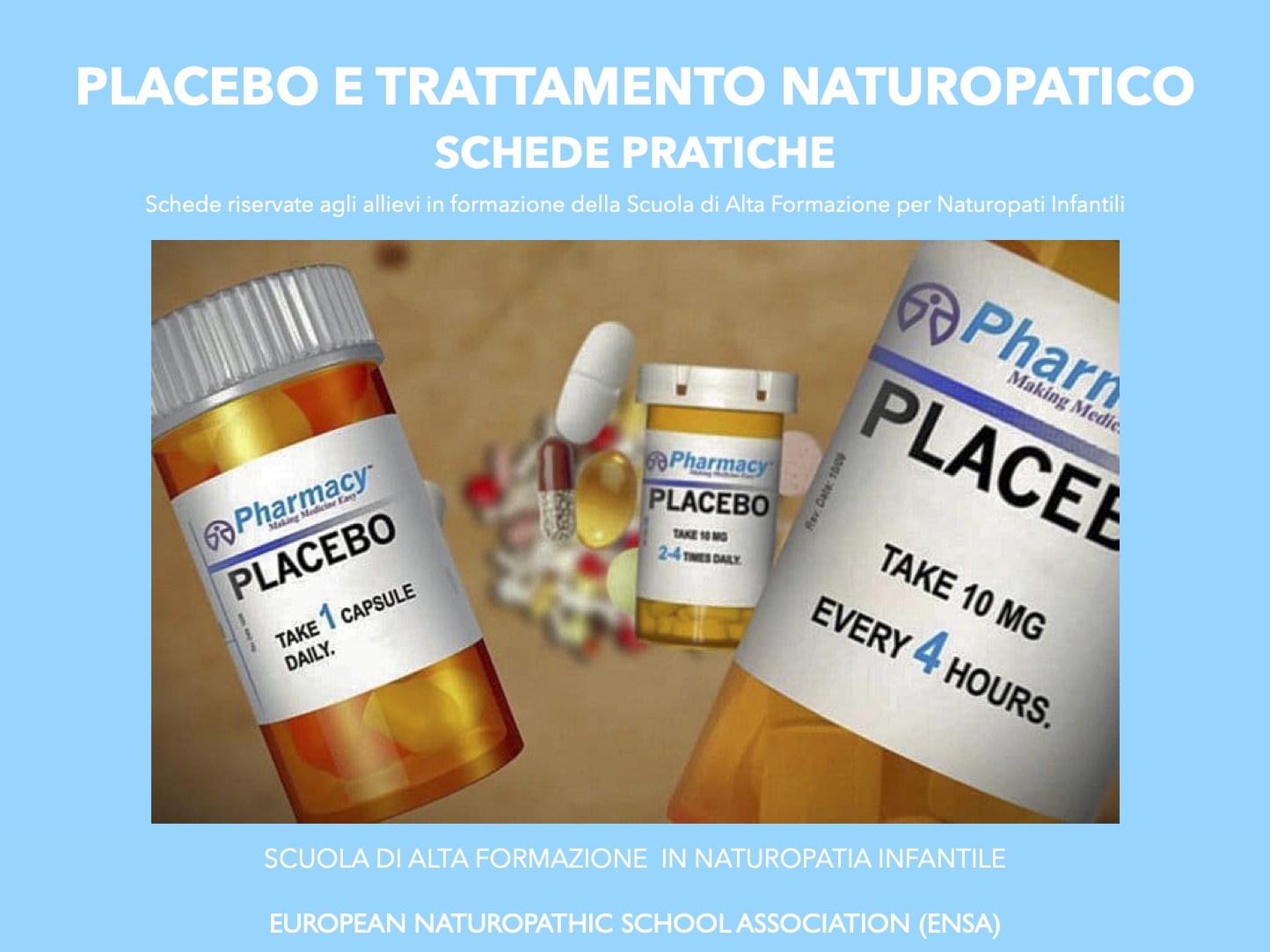 Placebo schede pratiche